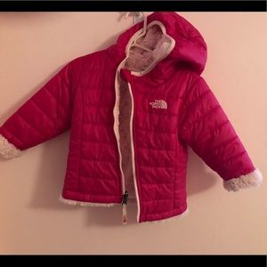 Toddler 12-18 month reversible Northface jacket!